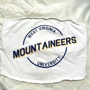 WVU tube top